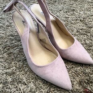 JustFab Women's Blush Slingback Heels